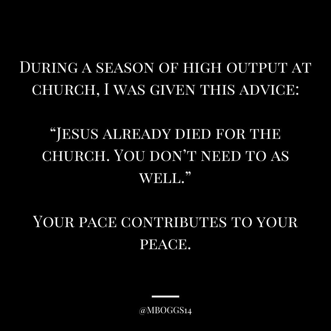 Rest is only important if you believe God knew what He was doing when he created a Sabbath Day. Intentional rest is essentially saying God can do more in me with one day of rest than I can do in 7 days of work.