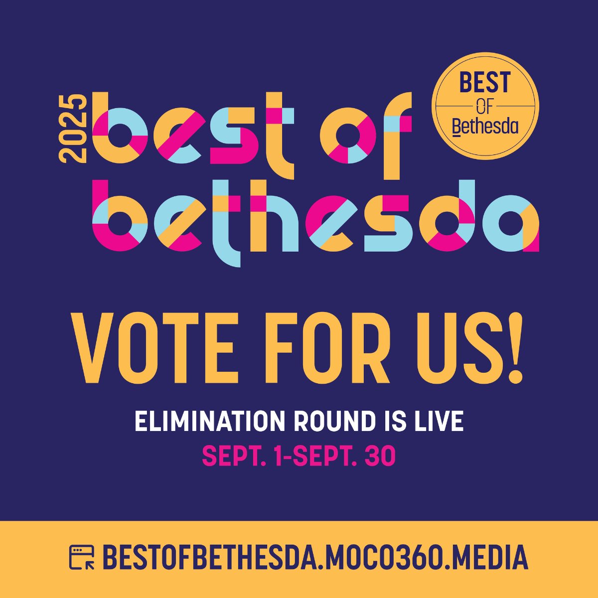 Time to Get Out the Vote! (No, not that one—yet!)
We’re excited to share that Crescent @ Chevy Chase is a finalist for "Best of Bethesda - Luxury Apartments," and we need your help to secure the win. bestofbethesda.moco360.media/home-and-garde…
