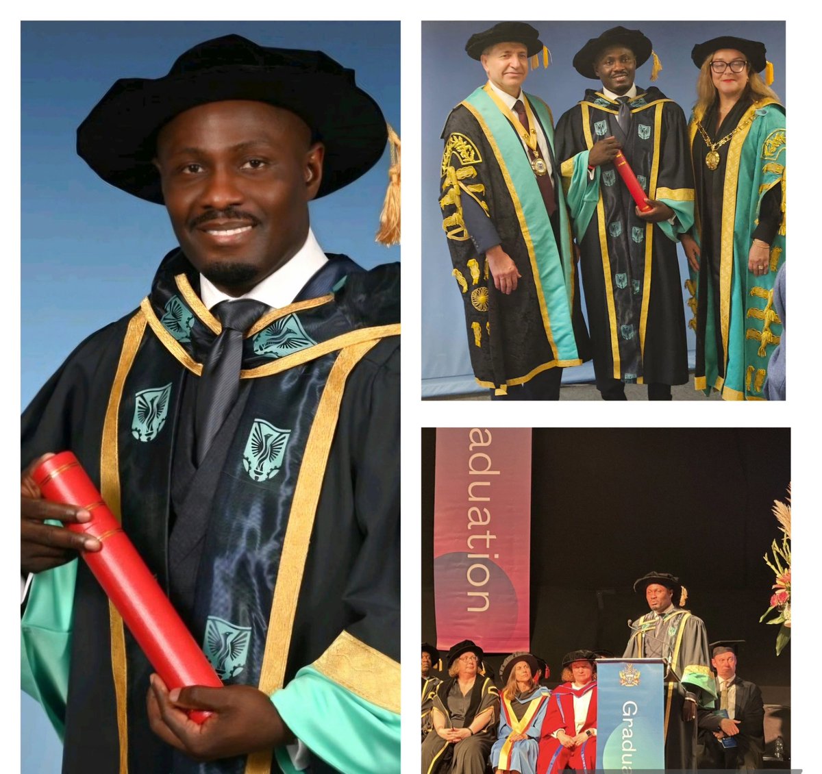 ROUTD (@routd_) on Twitter photo Our CEO and Founder, Tevin Tobun, has been rewarded an Honorary Doctorate in #Business Management by <a href="/SBL_UEL/">Royal Docks School of Business and Law at UEL</a> @UEL.
A fantastic achievement and to be recognised for his committed to putting his skills and knowledge to developing the business and wider team 👏
#LeadershipMatters Our CEO and Founder, Tevin Tobun, has been rewarded an Honorary Doctorate in #Business Management by <a href="/SBL_UEL/">Royal Docks School of Business and Law at UEL</a> @UEL.
A fantastic achievement and to be recognised for his committed to putting his skills and knowledge to developing the business and wider team 👏
#LeadershipMatters