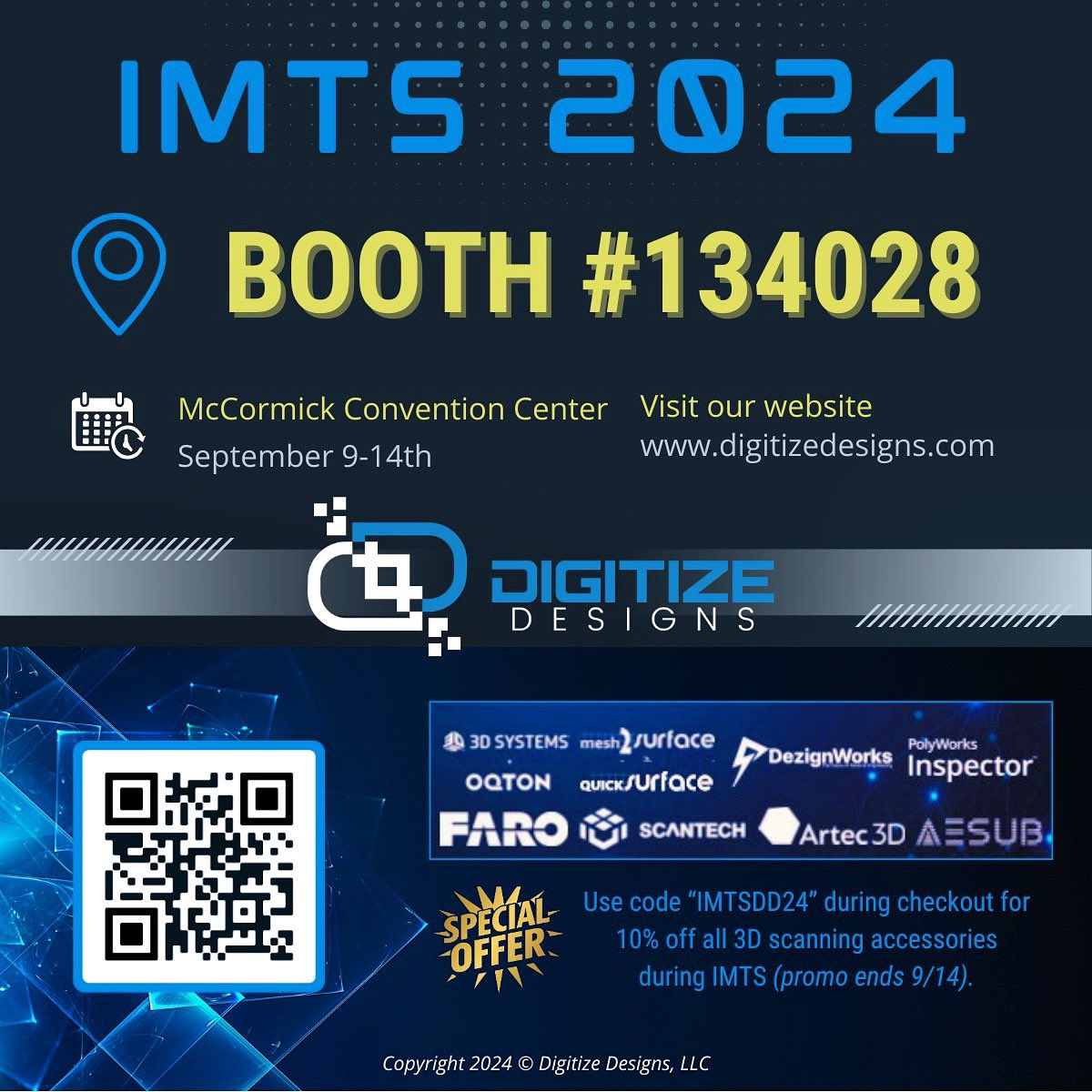 DigitizeDesigns's tweet image. Join us at @IMTSchicago 2024 this week!