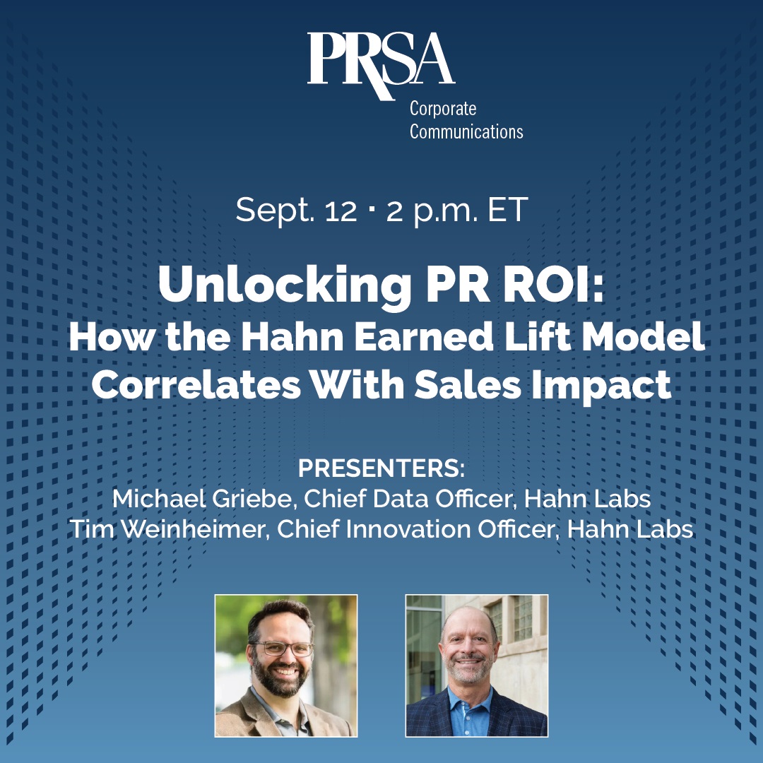 PRSA Corporate Comms tweet media