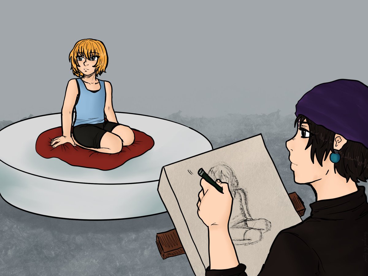 ArtofaNobody's tweet image. Day 1 - Art Lesson
#kurokura #クロクラ #kurokuraweek2024