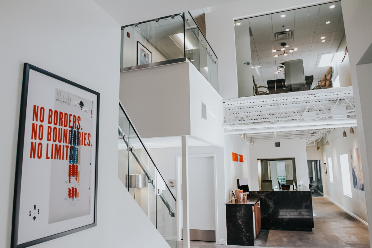 Our office is more than a space—it’s an experience. Let us help you bring your brand to life through Environmental Branding!