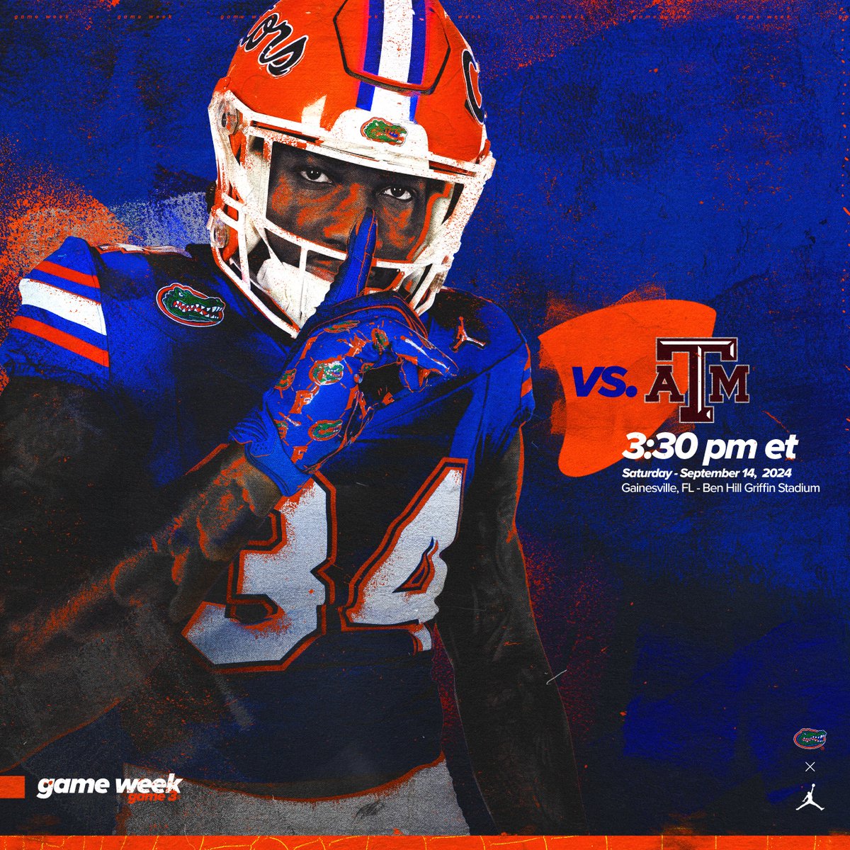 Game 3 in The Swamp. 🐊

#GoGators