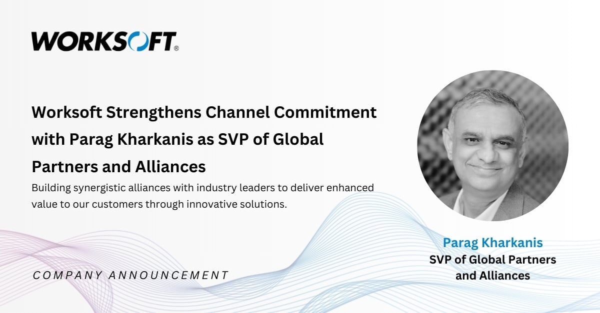 We’re thrilled to announce the appointment of Parag Karkhanis as Senior Vice President of Global Partners and Alliances. 
 
Please join us in welcoming Parag to the @Worksoft team!
 
#Worksoft #NewHire #Partnerships #Innovation #TestAutomation