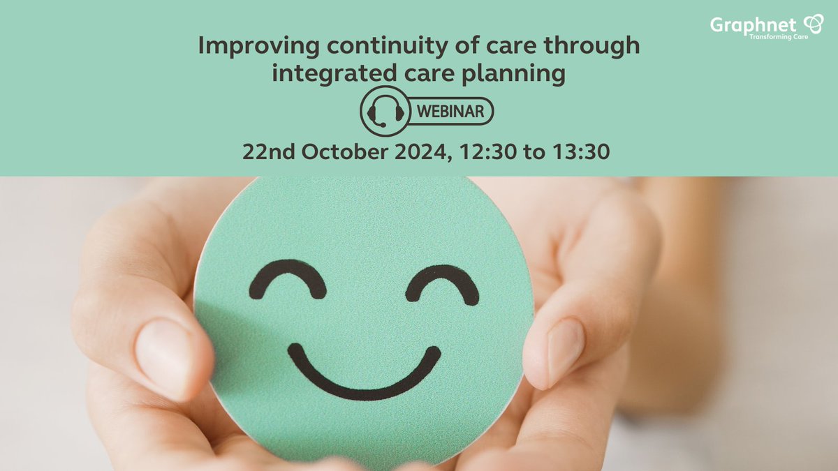 Graphnet Health (@graphnethealth) on Twitter photo 📣Webinar alert!
Dr Saif Ahmed, Associate Medical Director, Tameside & Glossop ICFT & Clinical Digital Lead for Transformation, <a href="/HealthInnovMcr/">Health Innovation Manchester</a> will share talk about how personalised care planning brings a wealth of benefits to patients.
Book 👉🔗graphnethealth.com/knowledge-hub/… 📣Webinar alert!
Dr Saif Ahmed, Associate Medical Director, Tameside & Glossop ICFT & Clinical Digital Lead for Transformation, <a href="/HealthInnovMcr/">Health Innovation Manchester</a> will share talk about how personalised care planning brings a wealth of benefits to patients.
Book 👉🔗graphnethealth.com/knowledge-hub/…