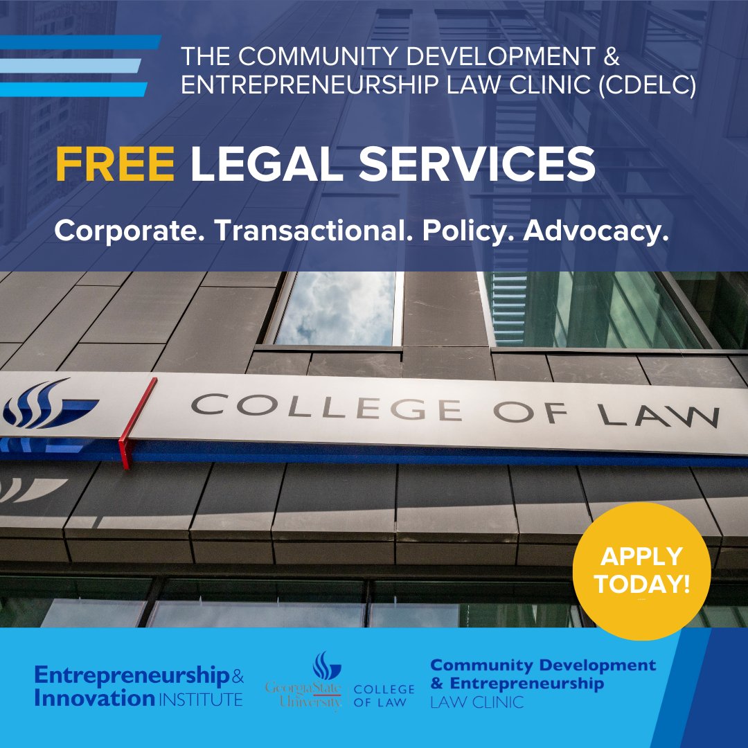 enigsu's tweet photo. We're offering FREE legal services to empower organizations. Apply today for Spring '25 consideration! Let’s build collective economic power together!
https://t.co/l1MZepnGeX
#eniGSU #SocialImpact #AtlantaNonprofits #CommunityEmpowerment https://t.co/024adKZUqu