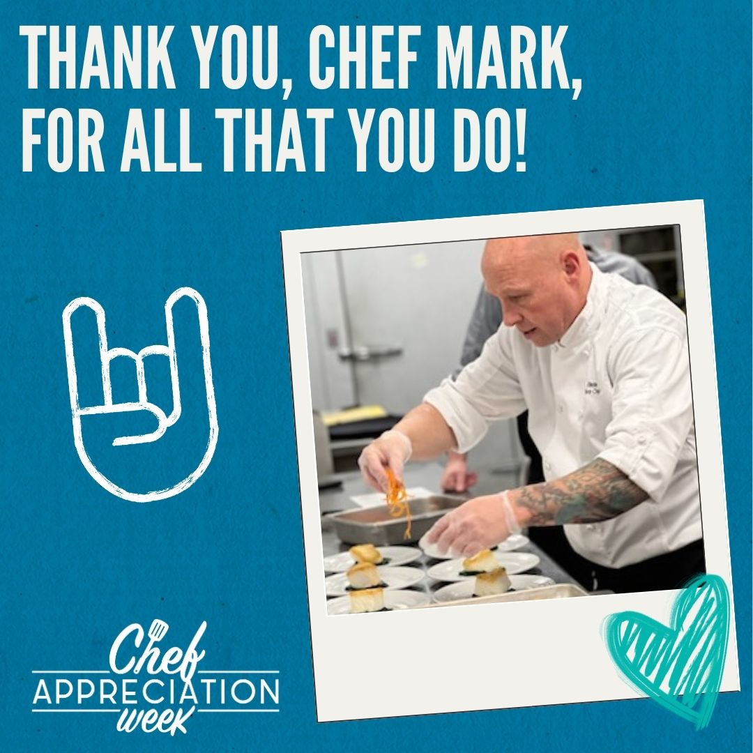 LamarDining's tweet photo. It's Chef Appreciation Week! Join us in celebrating our wonderful chefs here at Lamar Dining. Kicking things off, we have Executive Chef Mark Binder! #ChefAppreciationWeek https://t.co/X3LjgUNx8p