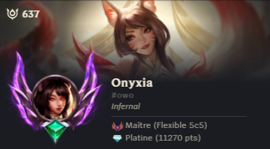 Plus qu'à faire la même chose en soloQ et je pourrais enfin arrêter ce jeu..