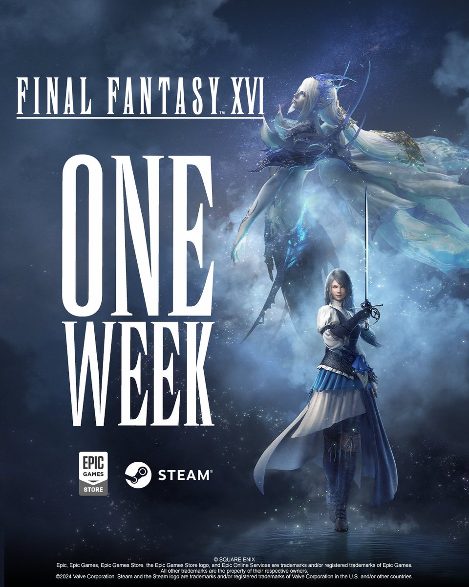 Chill out, just one week until Final Fantasy XVI launches on PC. #FF16