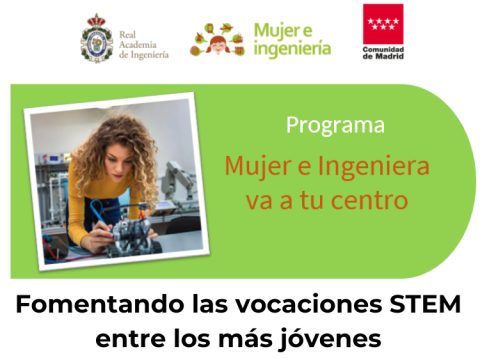 MUJER E INGENIERA VA A TU CENTRO-Curso 2024/2025
innovacionyformacion.educa.madrid.org/actividades/mu…
➡️Duración: 07/10/2024 - 20/06/2025
➡️ Destinatarios: alumnos de centros de titularidad pública de 3º ESO, 4º ESO, 1º y 2º de Bachillerato.
➡️1 hora presencial 
➡️Lugar: En el centro educativo
#IF_CMadrid