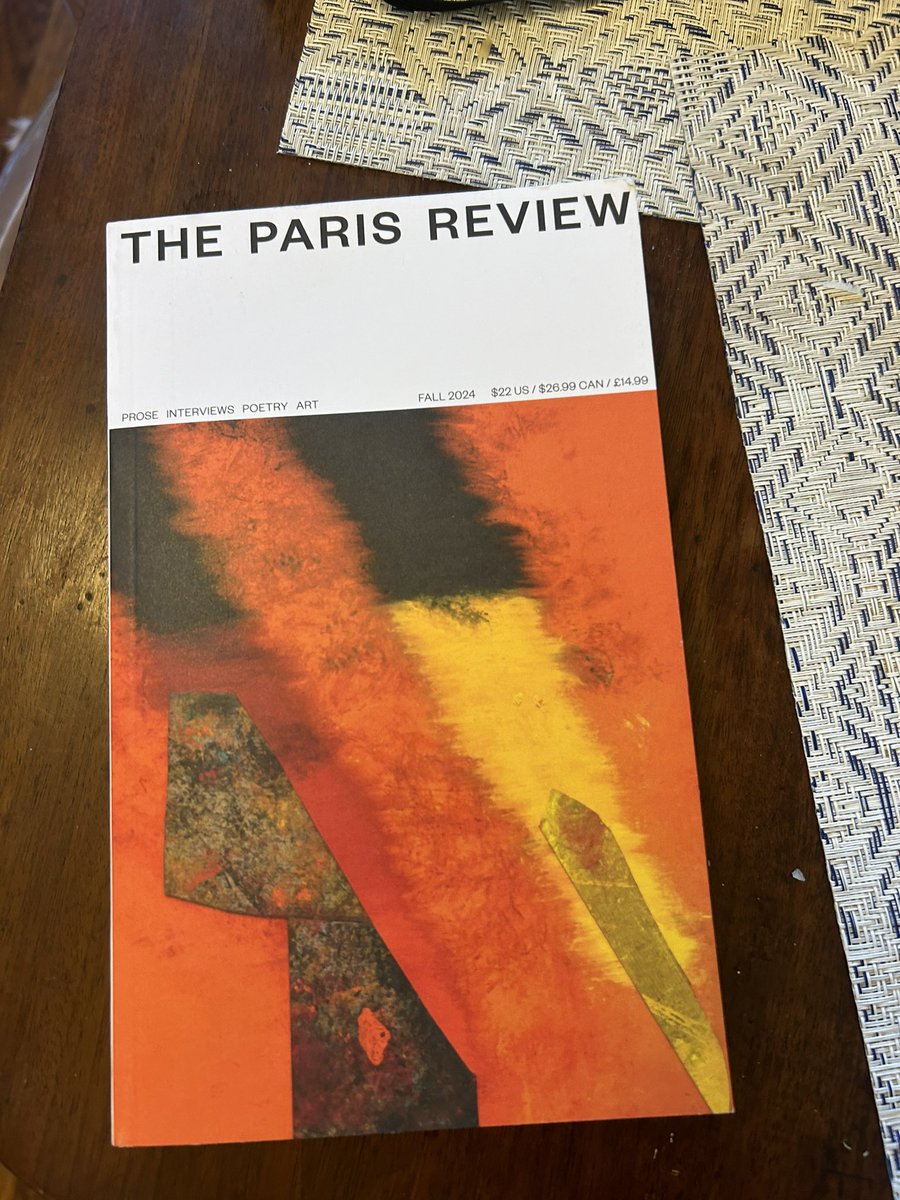 New magazine just dropped….incl. a lost interview between Peter Schjeldahl and James Schuyler about Frank O’Hara &lt;3 theparisreview.org/miscellaneous/…