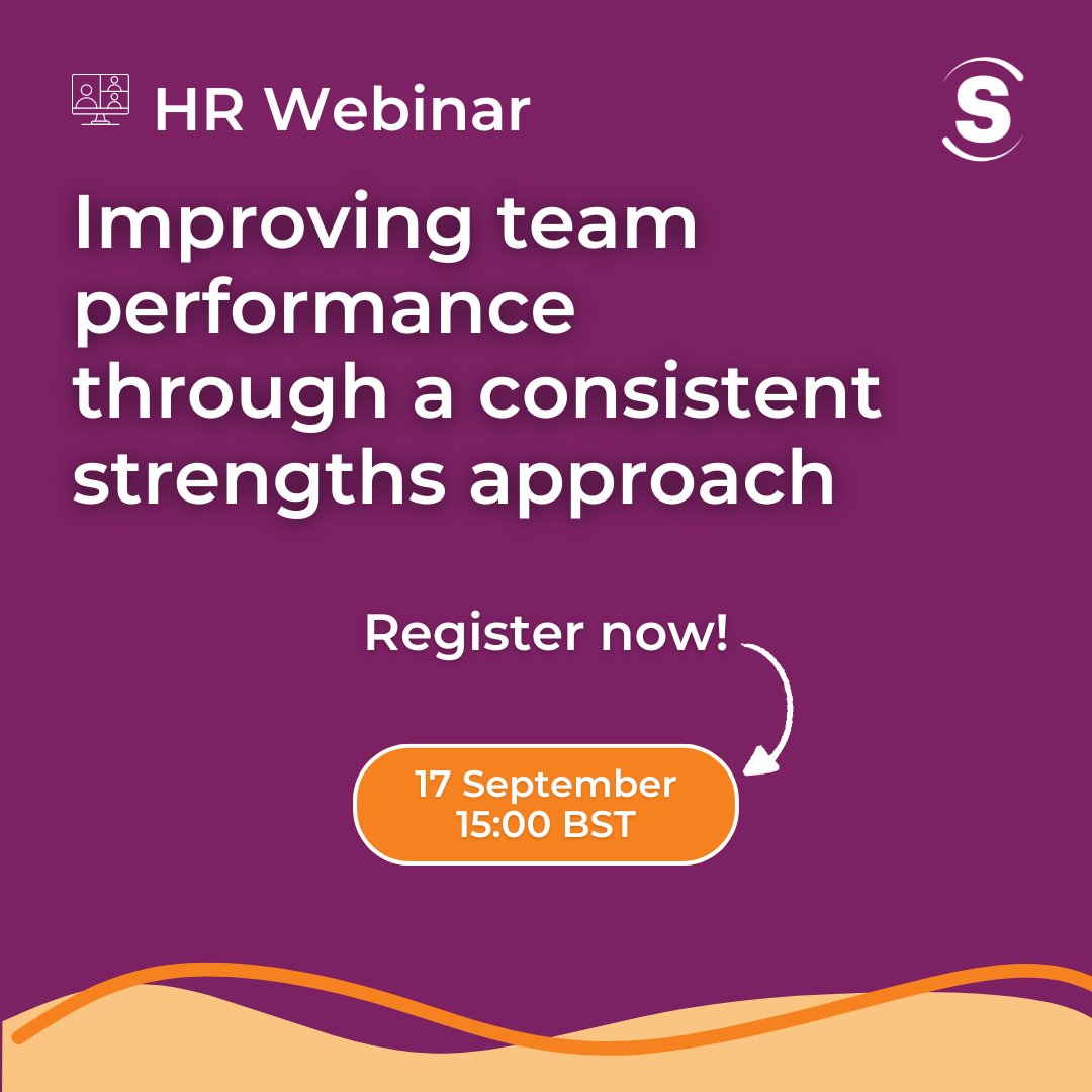 Register for our #webinar, ‘Improving #teamperformance through a consistent #strengths approach’, where Scott Christie will discuss how to create high performing #teams and sustain #performance in periods of change.

Register here 👉 eu1.hubs.ly/H0cc6Cx0