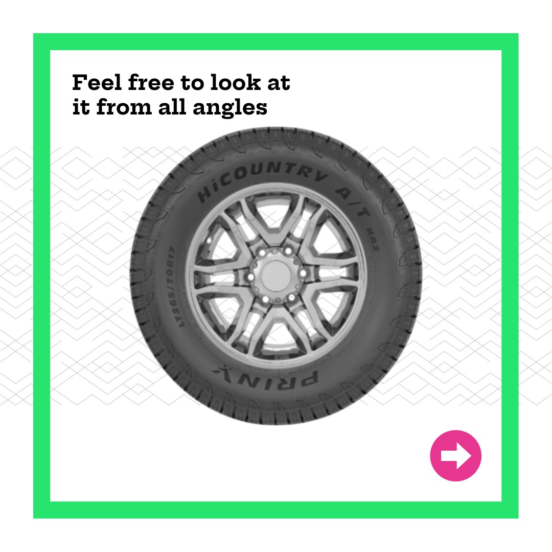 PrinxTiresUSA's tweet image. Say hi to our HiCountry A/T, an all-weather, all-terrain tire! Can you guess which vehicle this tire belongs to? 

#prinxtiresusa #practicalperformance #bestvaluetires