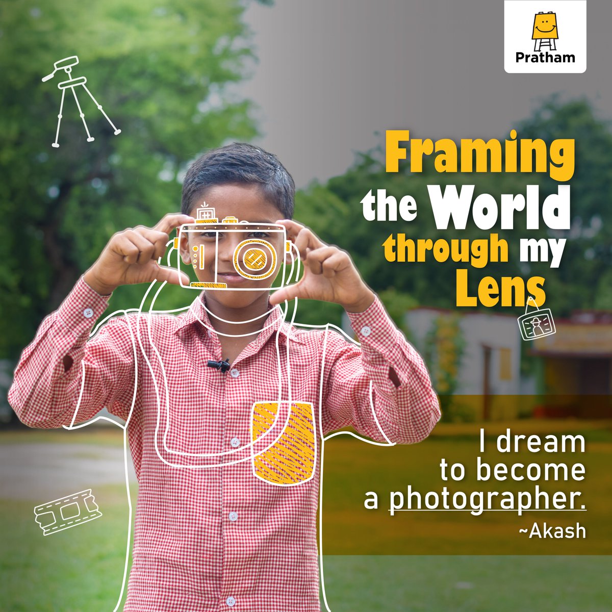 At Pratham, we work closely with schools, teachers and families to ensure children like budding photographer, Akash not only build strong foundational skills but continue to develop them.

DONATE TODAY TO TRANSFORM A CHILD'S LIFE 🙏

#BackToSchoolForAll 

shorturl.at/UH1G4