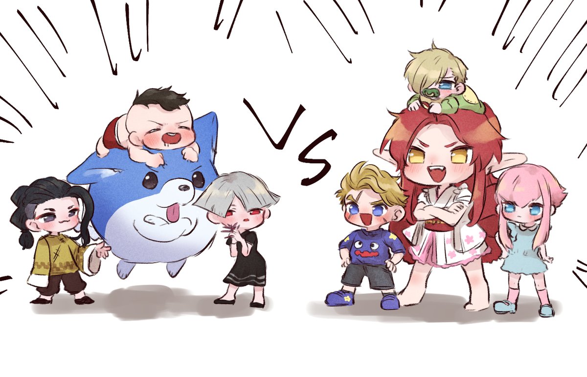 昨日やったスト6～エケチェンVSエケチェン～の絵 
