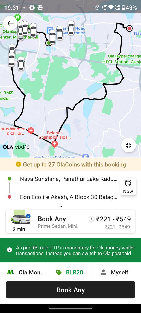 tharunrajvenkat's tweet image. But why ? 
@ola_supports 
@Olacabs