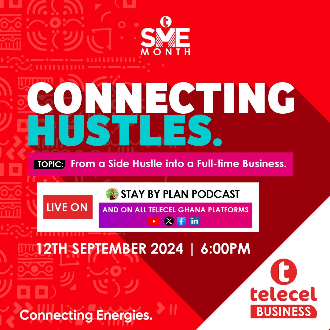 PhilanUTD's tweet image. We are connecting our hustles digitally on telecel from 12th September forward!!!

#TelecelBusiness
#ConnectingHustles