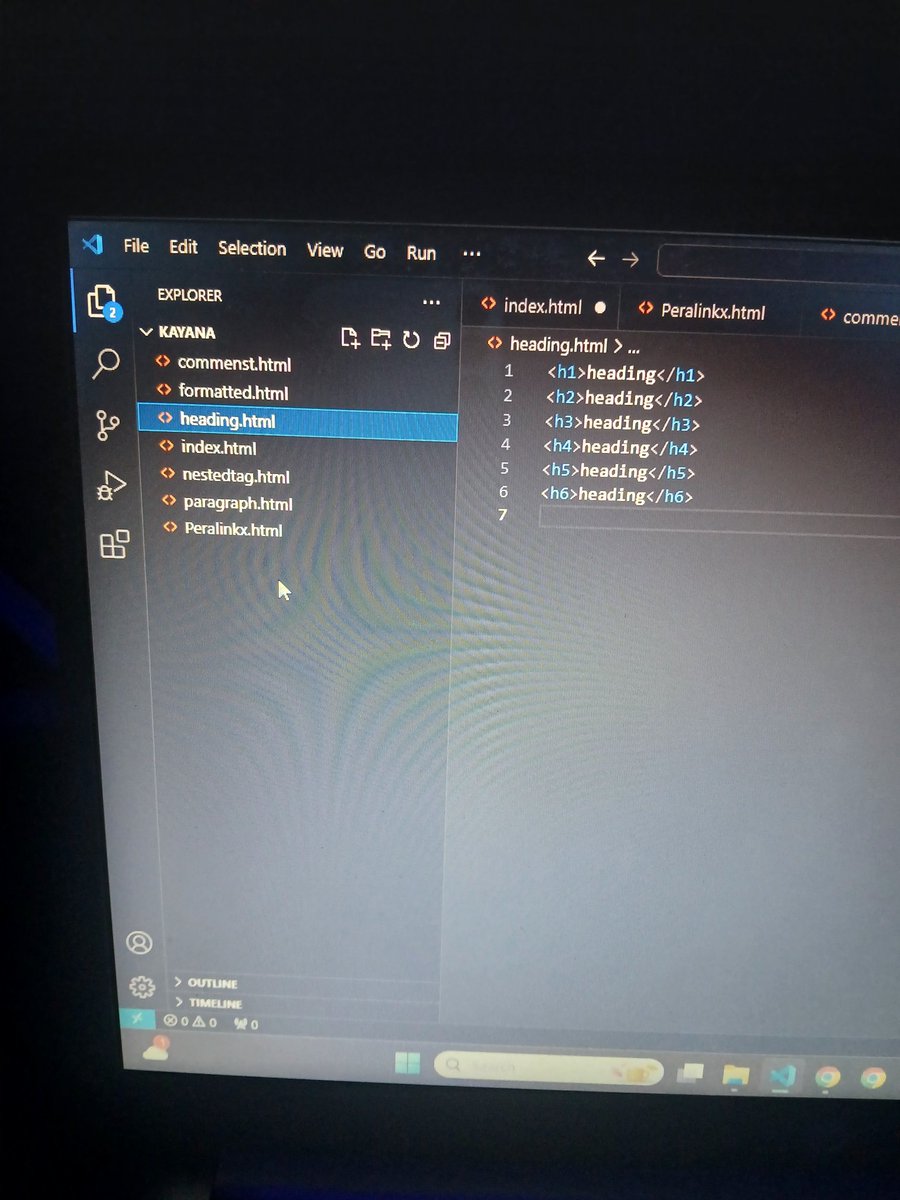 esla_of_web3's tweet image. Day 1 of my #100daysofcoding 

➡️ Today, i learned how to construct my webpage, using #HDML 
➡️ I learned how to add paragraphs, italic words, bold words, and super subs.

#blockfuselabs #CodingJourney
