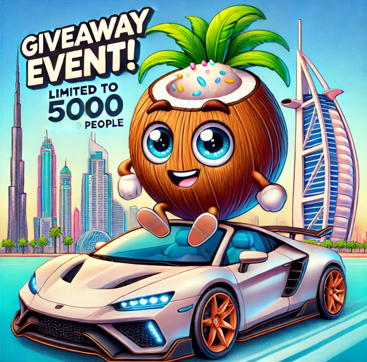 coconut1_0's tweet photo. Limited to 5,000 Participants! Coconut Coin Giveaway 🎉

✅ Follow us on Telegram 👉https://t.co/tQDpmdeCgA
✅ Follow us Instargam 👉 https://t.co/2P6ESDkwcD
✅ Follow us on X
✅ Regram on X to get Free Coconut Coins! 🥥✨

🌴 Don’t miss your chance to join! 
Don't forget to include your "USDT” or “BNB”wallet address on the #BNB network !!🚀🚀🚀

#Crypto #blockchain #Cryptocurrency #bitcoin #Ethereum #CryptoInvesting #Altcoins #CryptoCommunity #DeFi #CryptoTrading #Tokenomics #NFT #Web3 #CryptoLife #CryptoNews #MemeCoin #Dogecoin #ShibaInuCoin #MemeTokens #MemeCoinCommunity #CryptoMeme #AltcoinSeason #CryptoHumor #ico #MemeInvesting #MemeCoinArmy #MemeCoins #MoonShot #HODL
#CryptoJokes #ToTheMoon #bullrun $FET #lbank $CAT #binance #Bybit