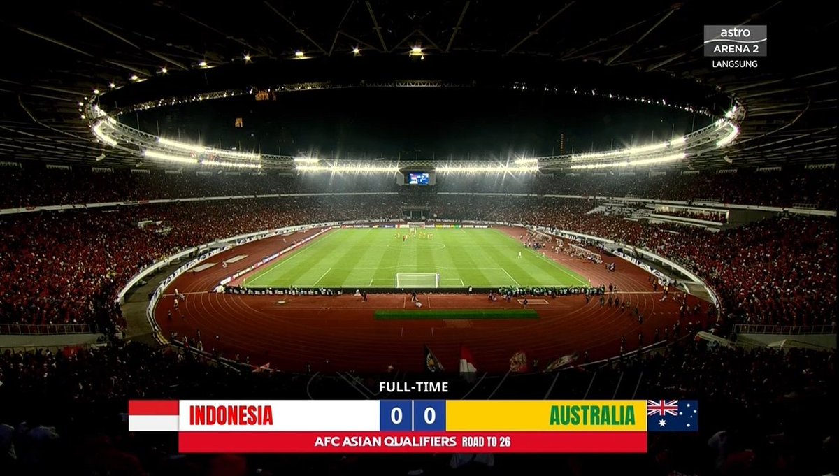 Jiran kita celebrate seri dengan Australia. 

Kita?

📸 Astro Arena