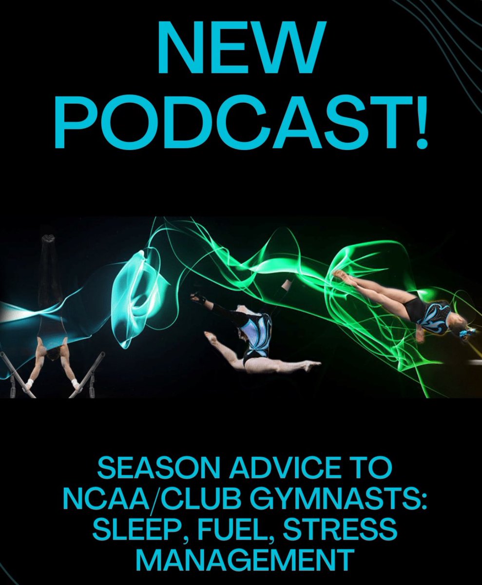 As season creeps closer, gymnasts must know how to take care of themselves when it comes to 

- Sleep
- Fueling Themselves
- Managing School/Gym Stress

Recently spoke to Yale Gymnastics on this and wanted to share with everyone! 

podcasts.apple.com/us/podcast/the…