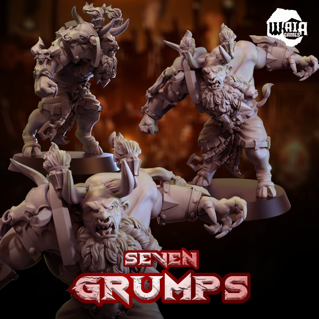 There hasn't been any sign of a minotaur yet.

Alright, let’s spice things up a bit. Nothing like a Chorf Minotaur.

I’m thinking of adding a prominent scar and some texture. What do you think? Should we leave it as is, or should I add that?

Next up is the firebreather.