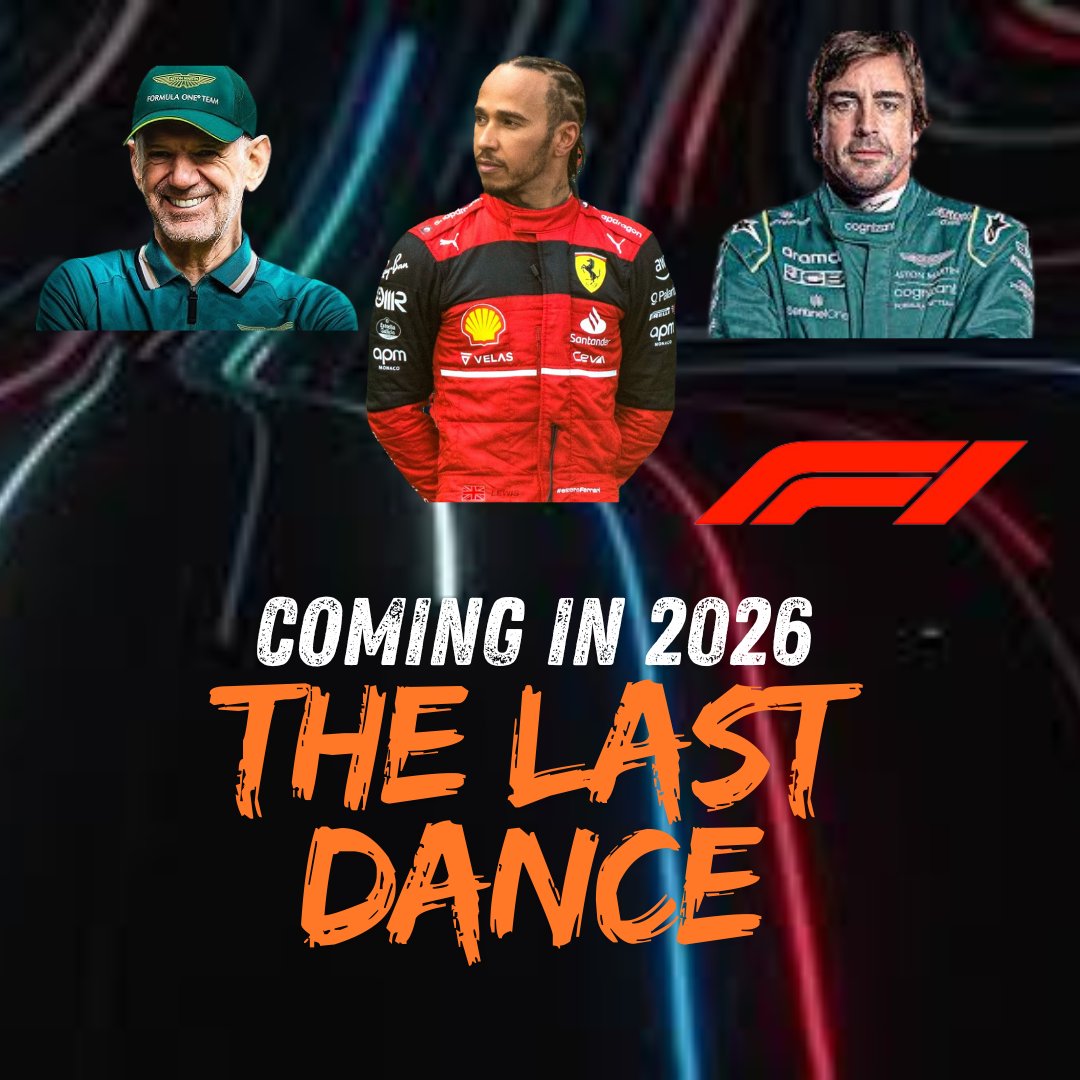 Coming to <a href="/F1/">Formula 1</a> this 2026... #TheLastDance <a href="/alo_oficial/">Fernando Alonso</a> <a href="/LewisHamilton/">Lewis Hamilton</a> #AstonMartin #Ferrari #AdrianNewey