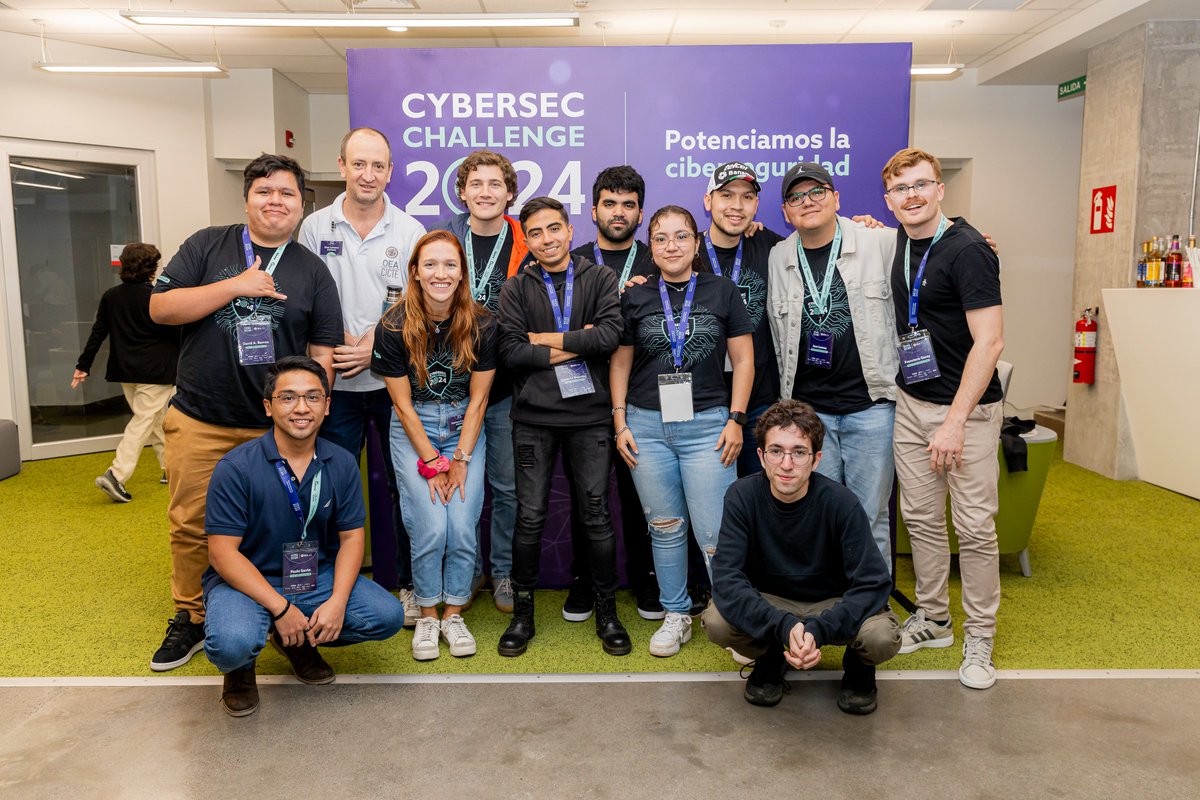 OEA_Cyber's tweet image. El pasado sábado equipos de Costa Rica🇨🇷, El Salvador🇸🇻, Argentina🇦🇷, Chile🇨🇱, Guatemala🇬🇹, México🇲🇽 y Perú🇵🇪 participaron en #CybersecChallenge2024, un ejercicio de #Ciberseguridad para jóvenes de 18-25 años organizado por @manager_cluster apoyo de @hackrocks_ y @OEA_Cyber
