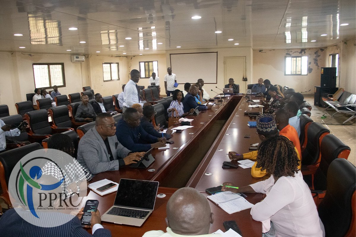 Political Parties Regulation Commission (@pprc_sl) on Twitter photo <a href="/PPRC_SL/">Political Parties Regulation Commission</a> today hosted the Deputy Attorney General and Minister of Justice Alpha Sesay Esq. to update the leadership of registered Political Parties in Sierra Leone on progress made so far in the Constitutional review process.
<a href="/olushogoADavid/">Olushogo A. David</a>
<a href="/Int_IDEA/">International IDEA</a>
<a href="/UNDPSierraLeone/">UNDP in Sierra Leone</a> <a href="/PPRC_SL/">Political Parties Regulation Commission</a> today hosted the Deputy Attorney General and Minister of Justice Alpha Sesay Esq. to update the leadership of registered Political Parties in Sierra Leone on progress made so far in the Constitutional review process.
<a href="/olushogoADavid/">Olushogo A. David</a>
<a href="/Int_IDEA/">International IDEA</a>
<a href="/UNDPSierraLeone/">UNDP in Sierra Leone</a>