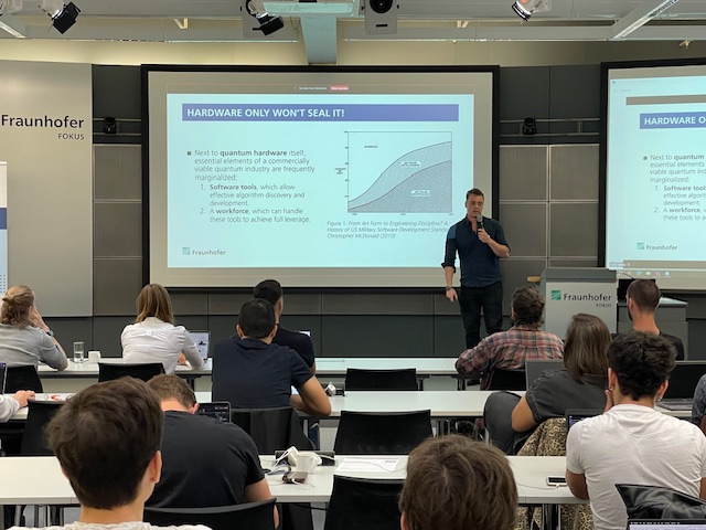 fraunhoferfokus's tweet image. Today is the day: it's time for the “Thinq Qrisp Community Kick-off”. 🚀
➡️ fokus.fraunhofer.de/en/event/fokus…
#QuantumComputing
#QuantumCompilation
#QuantumProgramming
#QuantumTechnologies
