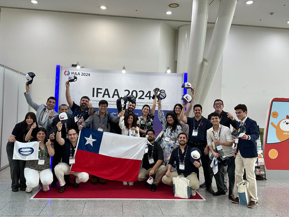 dra_smok's tweet photo. Con mucho orgullo y emoción, quisiera compartir con tod@s los morfólog@s de Chile y del mundo que hemos sido honrados con la confianza de organizar el 23rd Congress of the International Federation of Associations of Anatomists, en Santiago de Chile 2029 

#ifaa2029Santiago https://t.co/rAQaZxMwGI