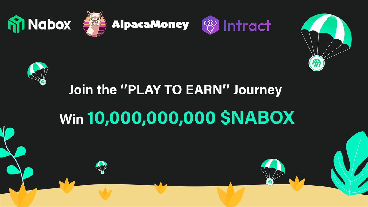 🎉 Nabox x <a href="/AlpacaMoneyX/">AlpacaMoney</a> x <a href="/IntractCampaign/">IntractCampaign is now Intract_HQ</a> Mega #Giveaway!  10,000,000,000 $NABOX up for grabs! 💰

✨ RT❤️, Tag 3 
✨ Join the #Intract celebration: intract.io/quest/66daad98…
✨ Play the game: t.me/AlpacaMoneyBot

Everyone's a winner!  Don't miss out! 😇🚀

#Airdrop #Nabox