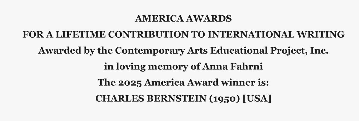 Charles Bernstein tweet media