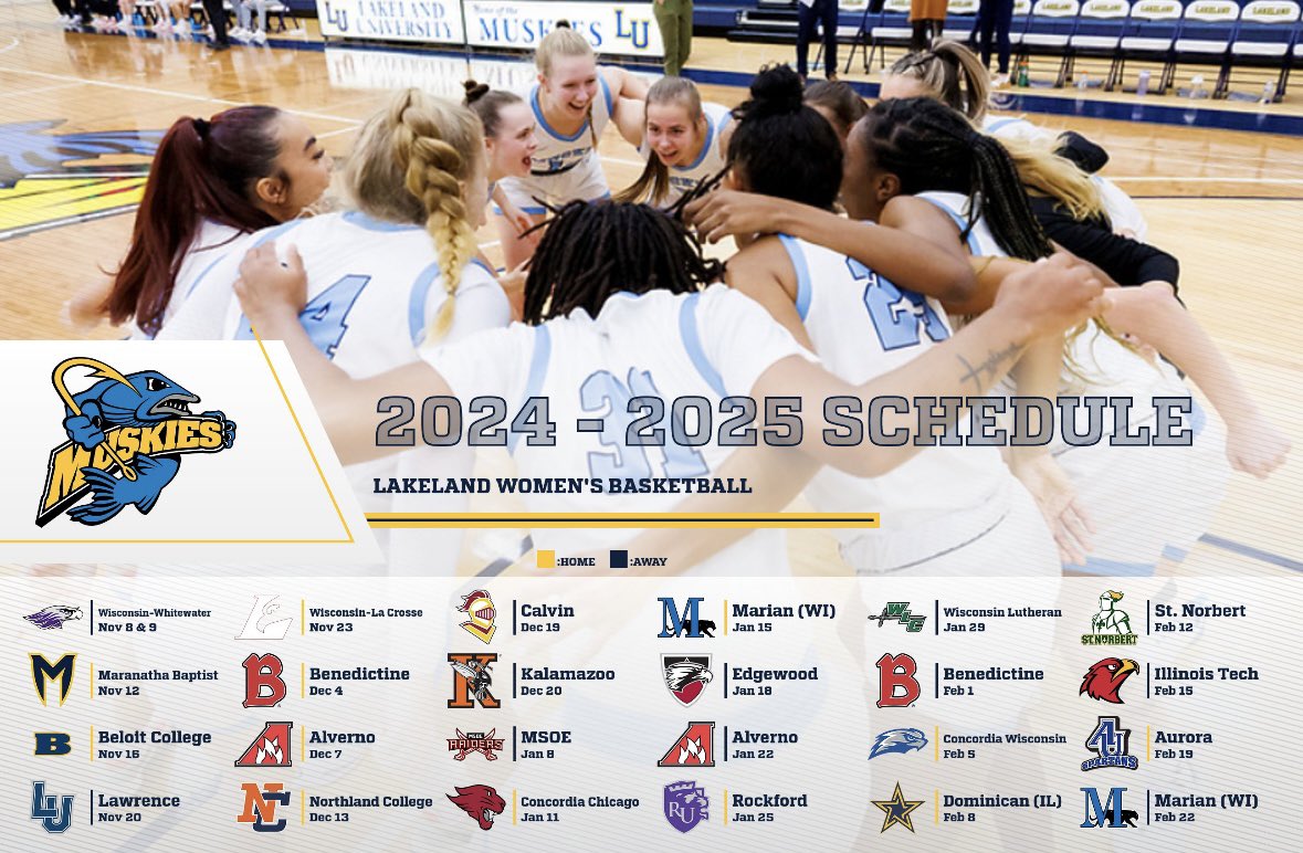 Save the dates! Our 2024 - 2025 calendar is out! 🏀🗓️