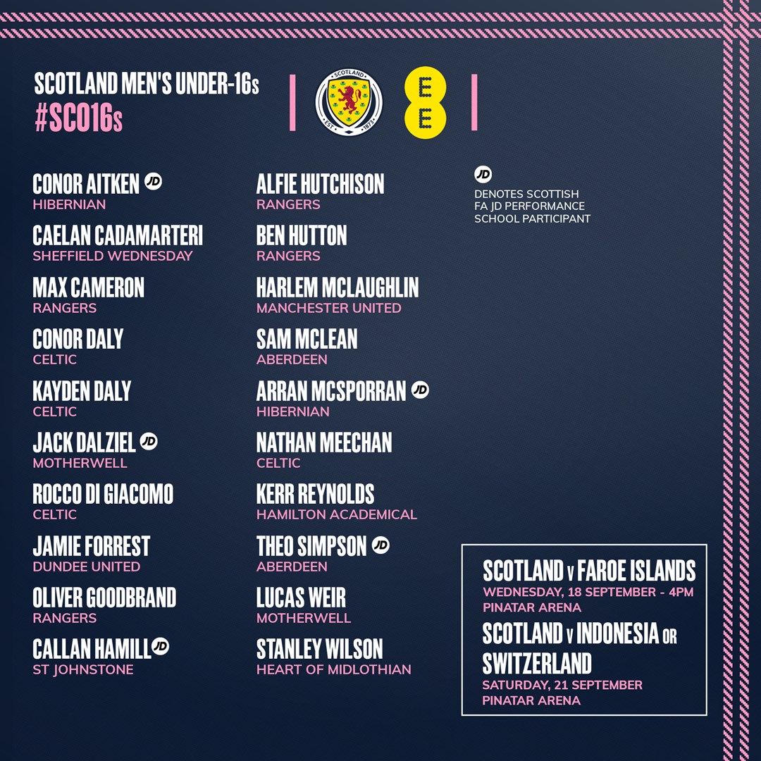 #SCO16s | Our Scotland Men's Under-16s side will head to Spain for a friendly tournament later this month 🏴󠁧󠁢󠁳󠁣󠁴󠁿

#YoungTeam