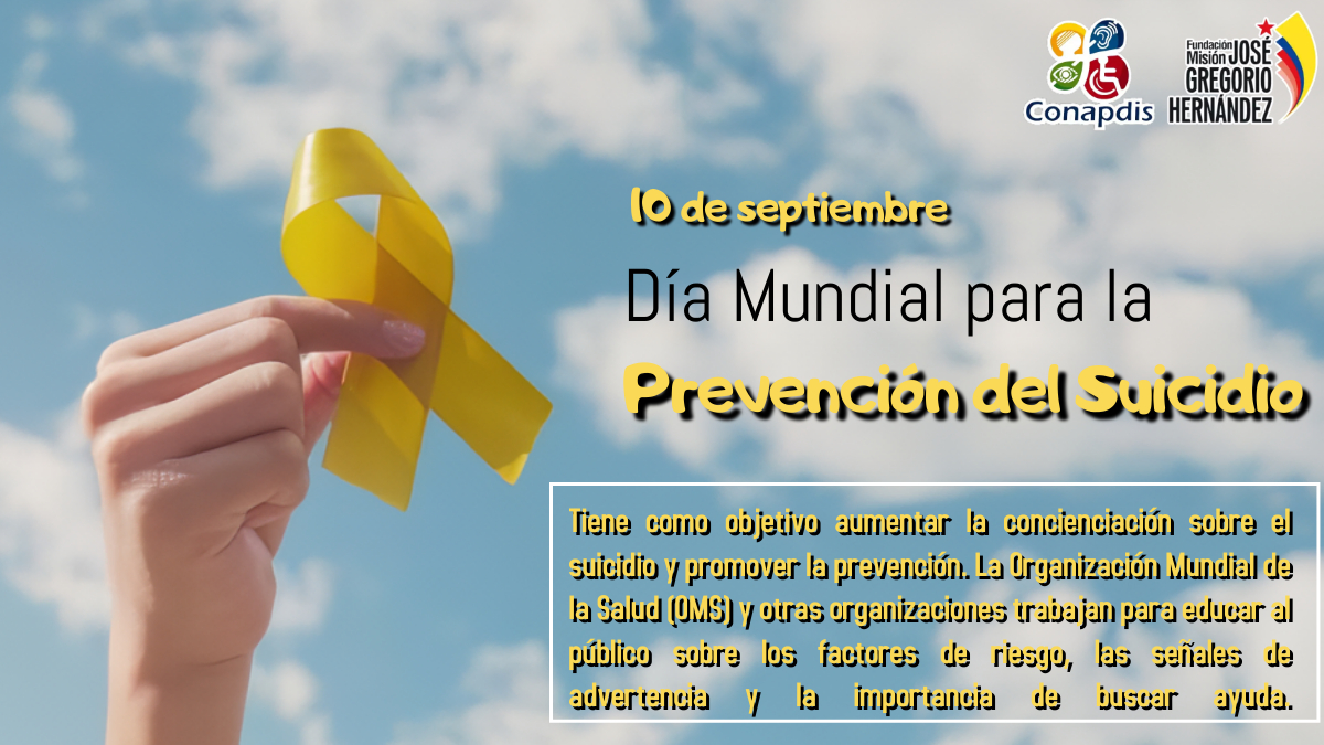 #Efemeride || Es fundamental fomentar un entorno donde se sientan cómodas hablando sobre sus problemas. Es importante contactar a un profesional de salud mental.🌎🇻🇪