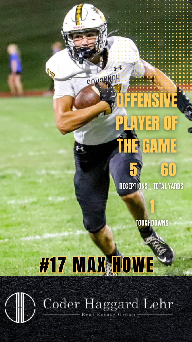 SavannahFB_'s tweet image. Week 2 @ChristianC79078 POTW

Offensive-@MaxHowe12 
Defensive-@swan_cooper8 
Special Teams-Cam Arnold

#GRIT