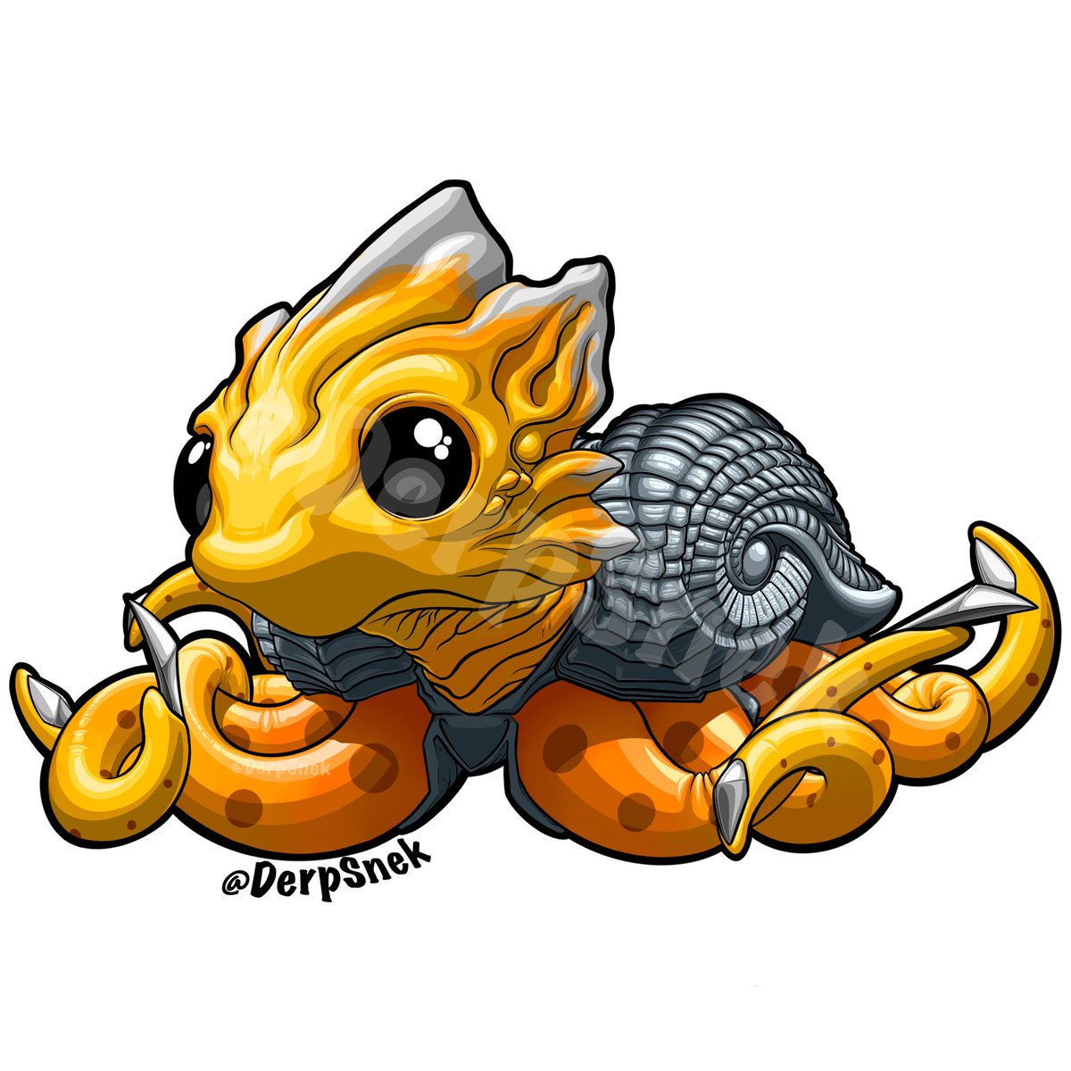 Lil baby Iris. #gamera3 #Procreate