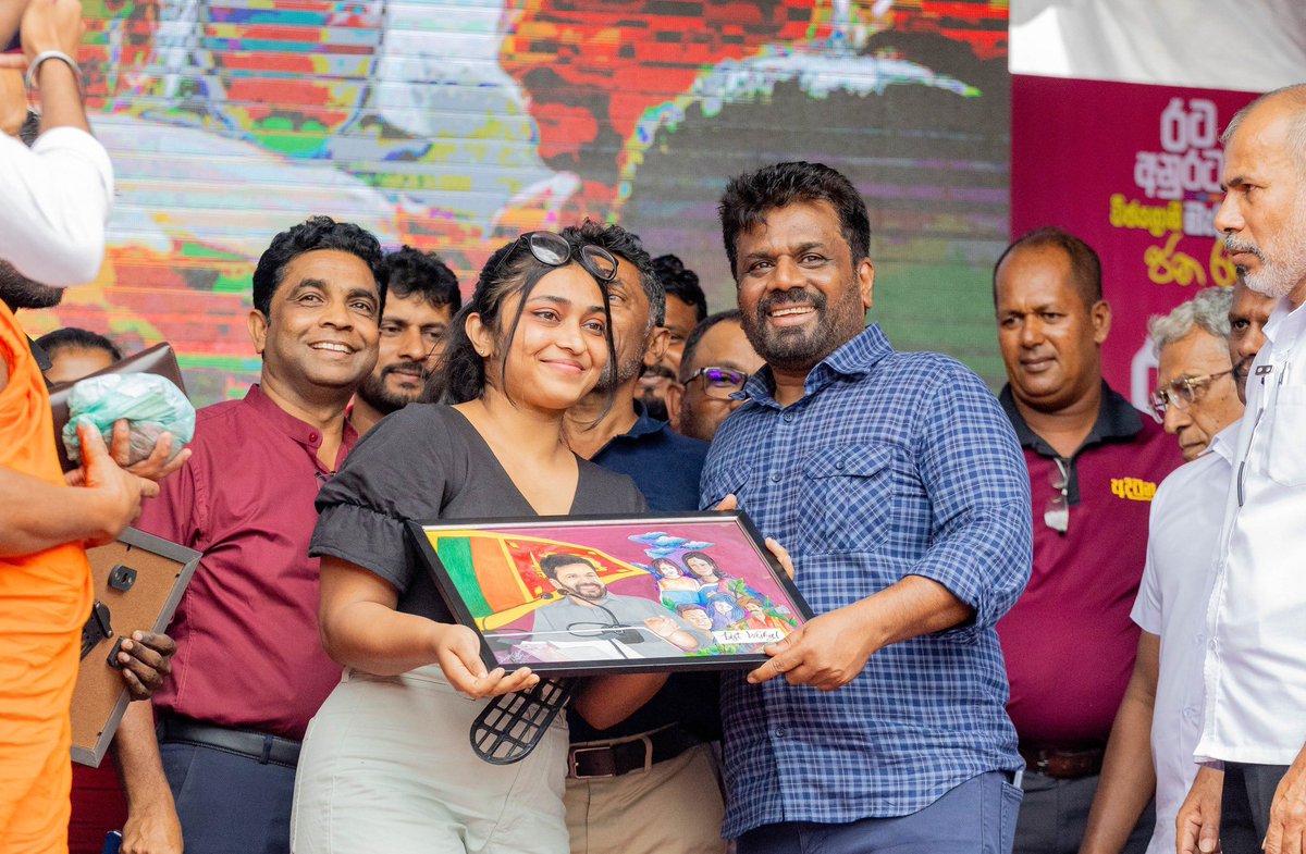 anuradisanayake's tweet photo. Joined the Medirigiriya Rally today (10), part of our victory rally series. Your presence and support for the 2024 presidential election, which will steer our country towards a new renaissance and a vision of a "Thriving Nation, A beautiful Life," are truly commendable! https://t.co/MHBTkvtcLe