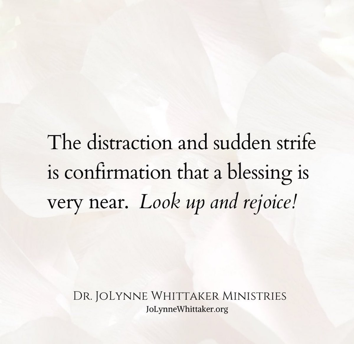 DrJoLynneW's tweet photo. The only reason you walked into an unexpected mess… is because God has already planned an unexpected blessing.  I told you: SURPRISES IN SEPTEMBER!  Supernatural supply in September!  You will TAKE DELIVERY of things that belong to you in this 9th month.  In the mighty name of Jesus Christ.

Your blessing shall not be delayed.
Your promotion cannot be prevented.
Your access cannot be denied.
Destiny helpers are on the scene!
Angels are already in position!

Something supernatural is clearly about to happen!  In the mighty name of Jesus Christ!

And as you move by faith……. you will see every mess and every distraction, enter into divine destruction.  That is to say, GOD is arising and your enemies will scatter.  He will ERASE the mess and cause you to be BLESSED.  In Jesus name.

You will proceed to SUCCEED.
You will arise and acquire.
You will be blessed and victorious.
IN JESUS’ NAME.

This post is your confirmation and it is your sign.
You’re going UP!  By the blessing of the Lord!

📖Psalm 91:11
📖Psalm 84:11
📖Philippians 4:19

SOMEBODY is about to see God answer your prayer and grant the desire of your heart.  That situation is TURNING AROUND!  

Receive that!🔥👊🏽  
GLORY TO JESUS.

𝒟𝓇. 𝒥𝑜𝐿𝓎𝓃𝓃𝑒 𝒲𝒽𝒾𝓉𝓉𝒶𝓀𝑒𝓇
𝘑𝘰𝘓𝘺𝘯𝘯𝘦𝘞𝘩𝘪𝘵𝘵𝘢𝘬𝘦𝘳.𝘰𝘳𝘨