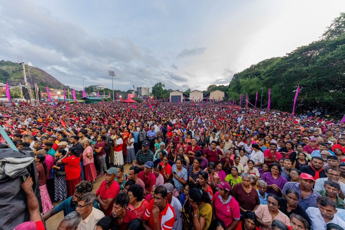 anuradisanayake's tweet image. Joined the Kurunegala Rally today (10), part of our victory rally series. Your presence and support for the 2024 presidential election, which will steer our country towards a new renaissance and a vision of a &quot;Thriving Nation, A beautiful Life,&quot; are truly commendable!