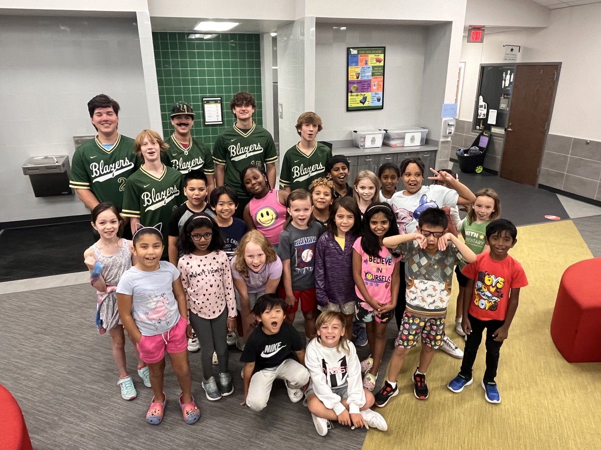 LT Baseball has started off the 2024-2025 school year on a high note:
Every week, we open up doors for <a href="/ClarkMSCougars/">Cougar Pride</a> or <a href="/FowlerFalcons07/">Fowler Middle School</a> and <a href="/ChristieElem/">Christie Elementary, Frisco ISD</a> or Smith Elementary. 
Last week, we had our first Celebrate Smith and our boys stayed behind to hang out! <a href="/LebanonTrailHS/">Lebanon Trail</a>