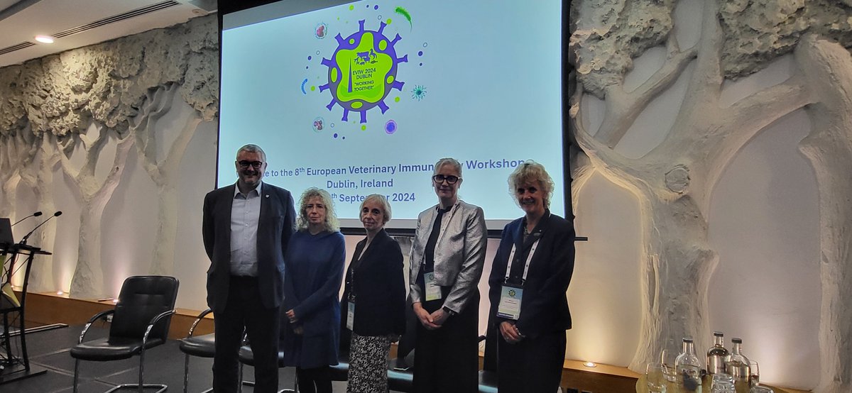 European Veterinary Immunology Workshop 2024 (@eviw2024) on Twitter photo The EVIW was a success thanks to opening by Pat Wall, UCD <a href="/PGWall/">Patrick G Wall</a>, and wrap up panel chaired by <a href="/simondocvet/">Dr Simon Doherty</a>, our great keynotes and sponsorship by <a href="/agriculture_ie/">Dept of Agriculture, Food and the Marine</a> & others. For photos see: immunobiology.ie. See you in Florence in 2027! <a href="/UCD_OneHealth/">One Health Research</a> <a href="/ucdvetmed/">UCD School of Veterinary Medicine</a> <a href="/ucdagfood/">UCD School Ag & Food</a> The EVIW was a success thanks to opening by Pat Wall, UCD <a href="/PGWall/">Patrick G Wall</a>, and wrap up panel chaired by <a href="/simondocvet/">Dr Simon Doherty</a>, our great keynotes and sponsorship by <a href="/agriculture_ie/">Dept of Agriculture, Food and the Marine</a> & others. For photos see: immunobiology.ie. See you in Florence in 2027! <a href="/UCD_OneHealth/">One Health Research</a> <a href="/ucdvetmed/">UCD School of Veterinary Medicine</a> <a href="/ucdagfood/">UCD School Ag & Food</a>