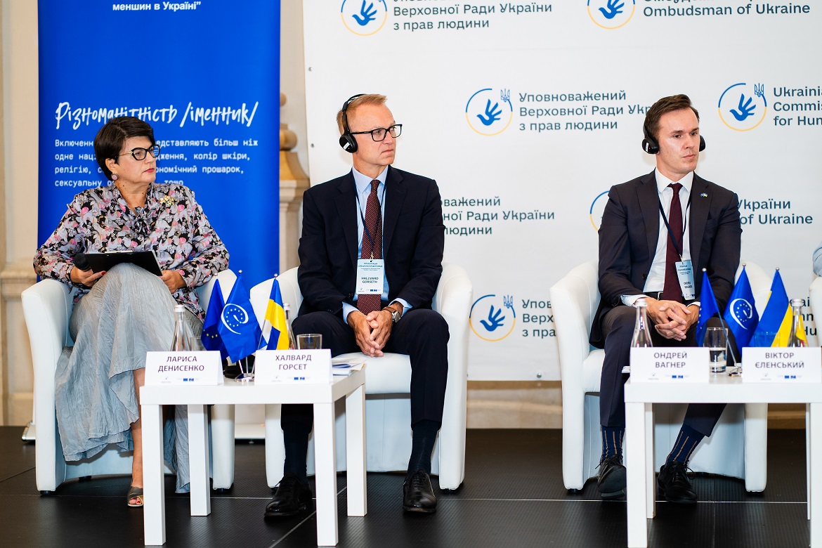 CoE_Ukraine's tweet photo. A significant event took place in #Kyiv: the official presentation of 🇺🇦 Parliament Commissioner for #HumanRights' Special Report on the protection of #NationalMinorities and indigenous peoples during Russia's ongoing aggression.
For more ℹ️ ➡️ https://t.co/XqYMW7nFMK https://t.co/6Wy6V4D0J0