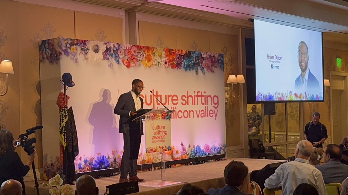 Honored to receive the 2024 Silicon Valley Culture Shifting Award 🙌🏿 13 years ago, I began my journey as the first MBA intern at @kaporcapital, and today, as Co-Managing Partner, I’m proud to keep pushing forward our mission of empowering diverse founders.