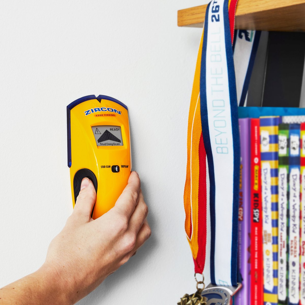 Older buildings can have thicker walls. That might be challenging for some stud finders, but the Zircon® StudSensor™ L50 stud finder has a dedicated DeepScan® mode that can accurately locate studs up to 1 ½ inches deep. Pick one up @loweshomeimprovement today.