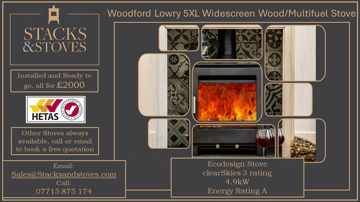 StacksStoves's tweet image. Grab a deal, offers only open until stock runs out. Chimney sweep / stove installation, book a quote/sweep slot now.