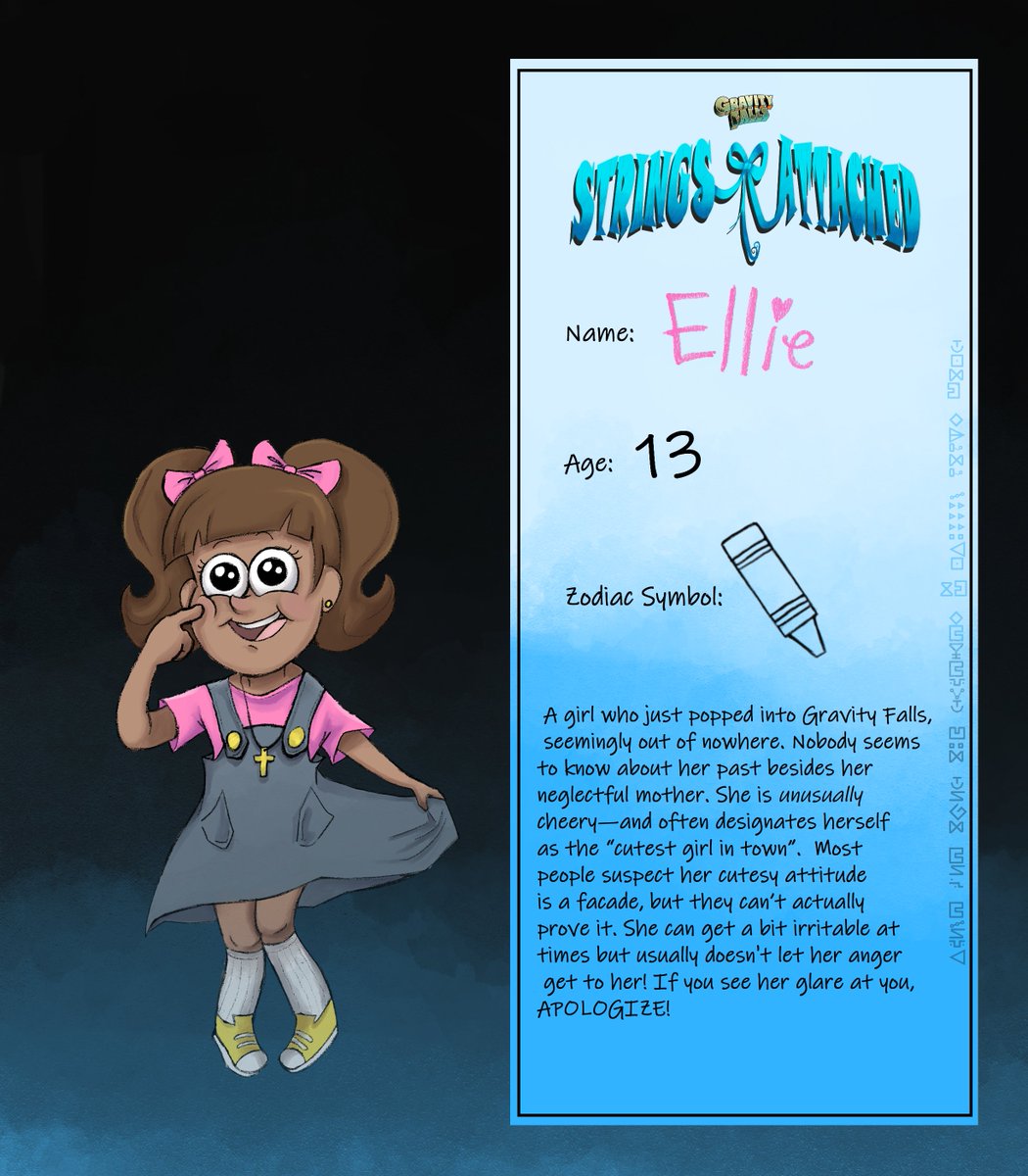 #GravityFalls  OCs <a href="/Ewolf50789661/">Ewolftm</a> and I have been developing for the past two years now! Posting it since gravity falls is popular again!
#GravityFallsAu 
1/2