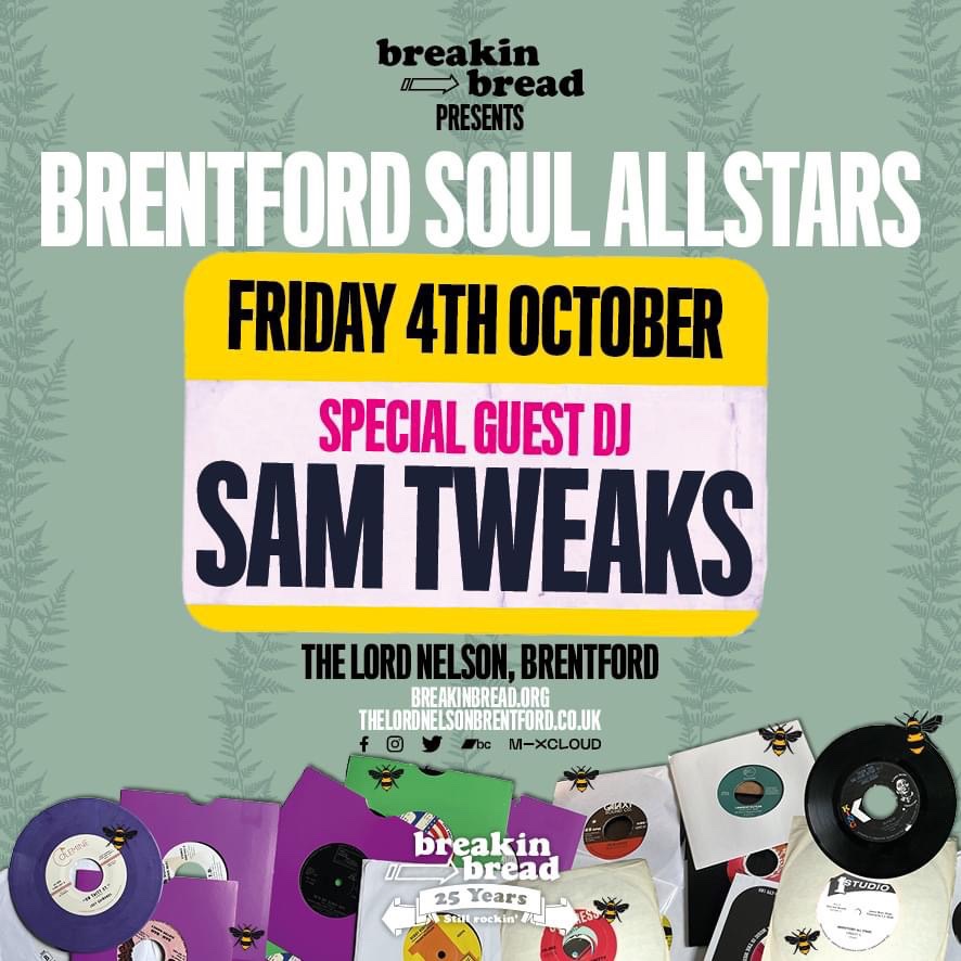 Thanks to everyone who played at BYO Vinyl, another cracker. Last one of the year on 1st Nov so get it in your diary.  If you can’t wait till then for your Friday dancing fix we have our first silent disco this coming Friday &amp; then the return of The Brentford Soul Allstars